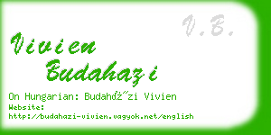 vivien budahazi business card